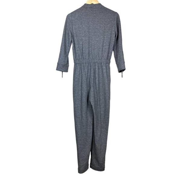 White House Black Market Zip front gray Jumpsuit size‎ 2 - Picture 4 of 12